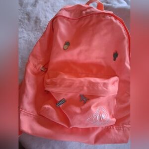 -VS Pink Backpack W/ Cute removable Pins-